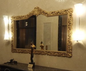 Зеркало в сложной резной раме. 3D Фрезеровка.